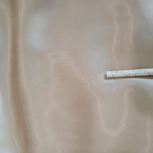 Vintage 90s Y2K Betsy & Adam Dress Size 8 Satin Halter Prom Fishtail Champagne - Picture 11 of 13